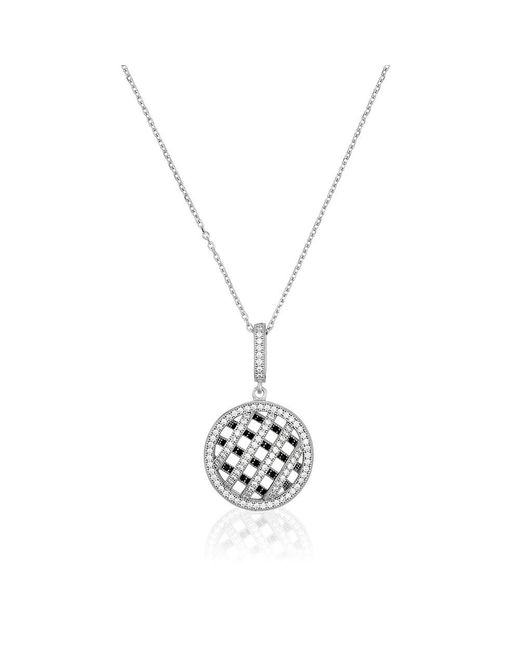 Orphelia Metallic 925 Sterling Chain With Pendant