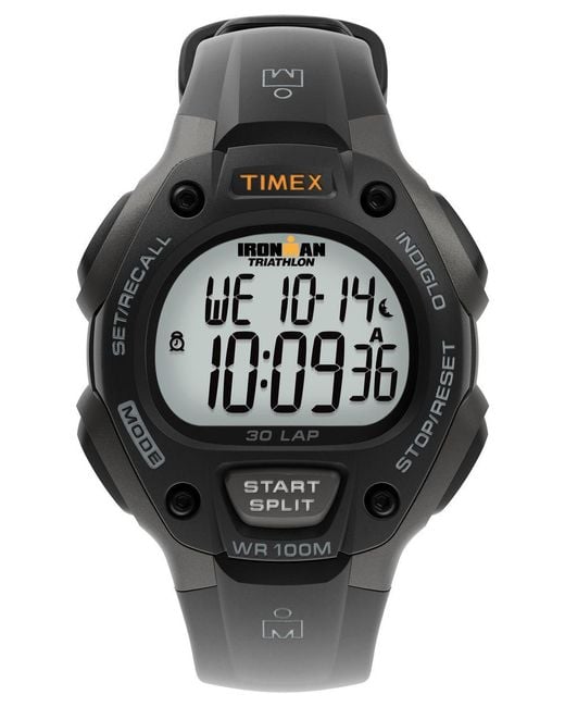 Timex Black Ironman Classic Watch T5E901 Resin for men
