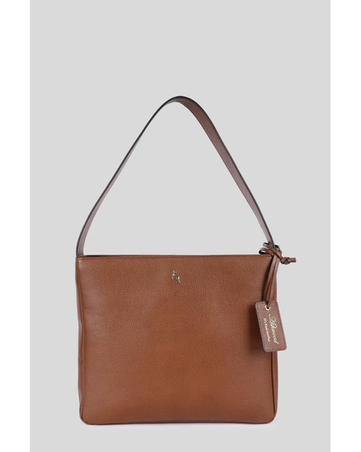 Ashwood Leather Brown 'Capolavoro Veneziano' Real Hobo Shoulder Bag