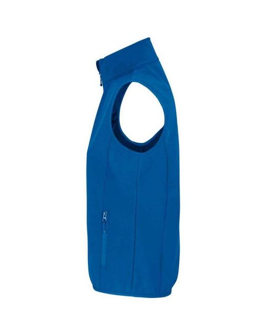 Sol's Blue Ladies Falcon Softshell Recycled Body Warmer (Royal)
