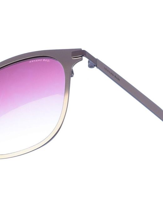 Armand Basi Purple Ab12318 Oval Shape Sunglasses