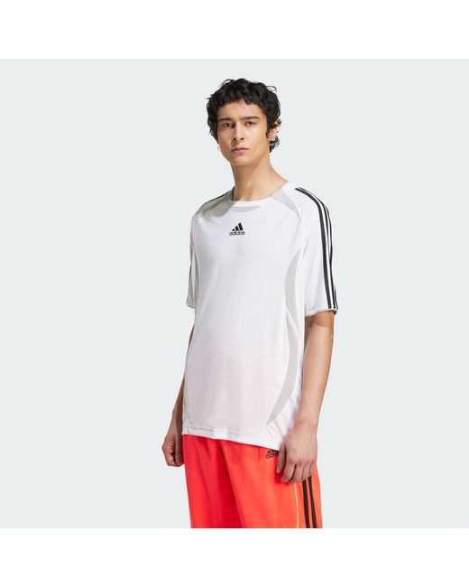 Adidas Originals White Teamgeist Adicolor Tee for men