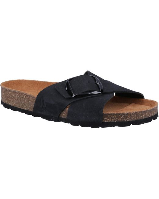 Hush Puppies Black Becky Sandal Ladies Summer