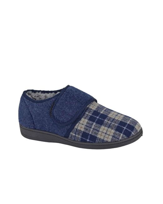 Sleeper Blue Denzil Slippers for men