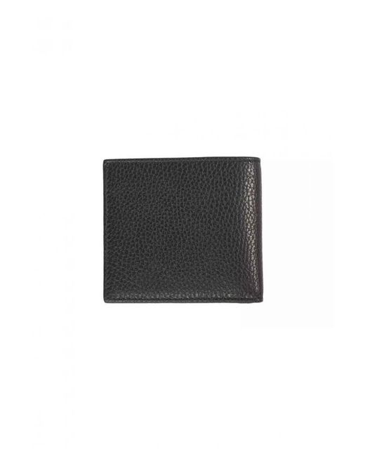 Trussardi Black Leather Wallet for men