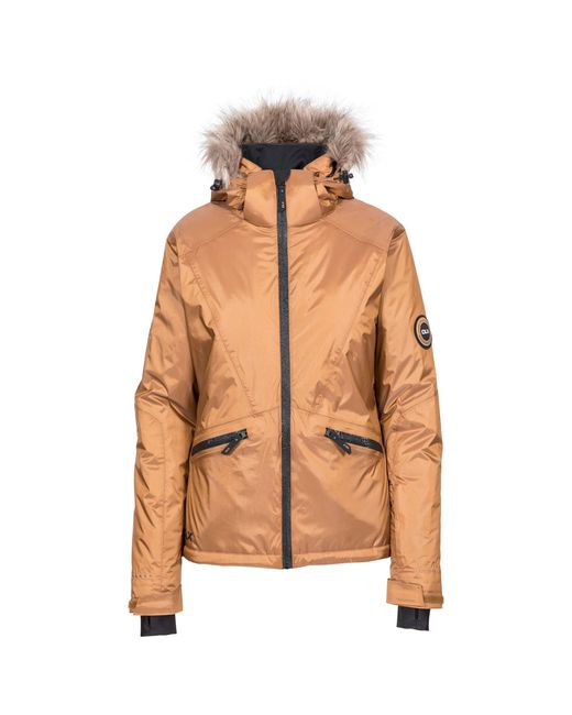 Trespass Brown Ladies Meredith Dlx Ski Jacket