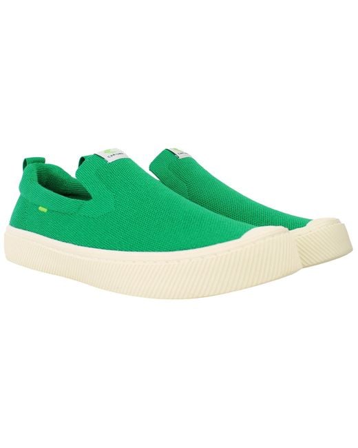 CARIUMA Green Ibi Plimsolls Canvas