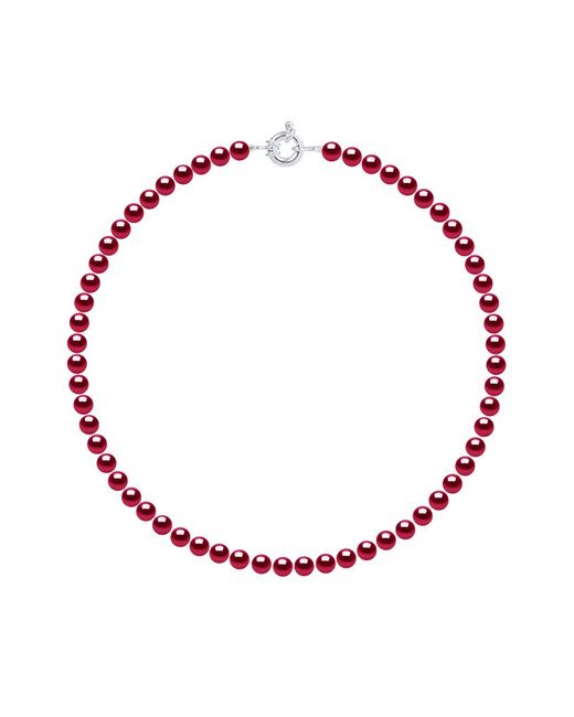 Ateliers Saint Germain Necklace Of Real Cultured Freshwater Pearls And Round 6-7 Mm