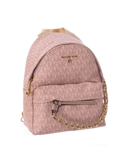 Michael Kors Pink Slater 30t0g04b0b Small Backpack