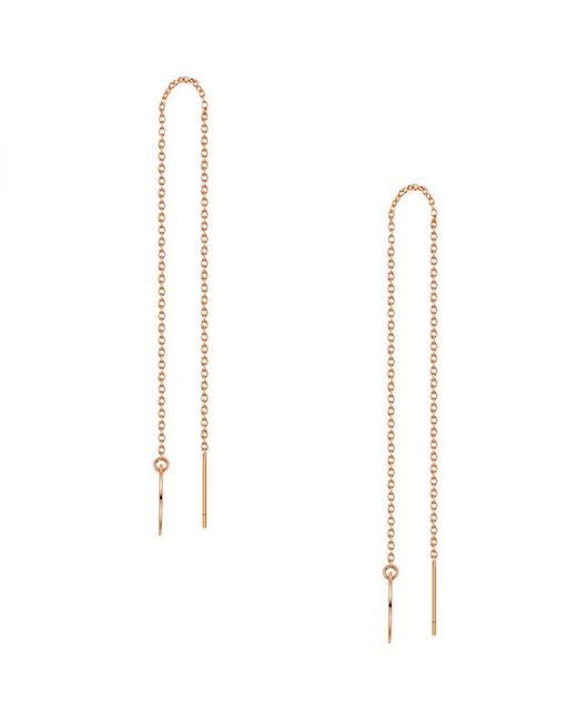 Eastside White Stainless Steel Earring