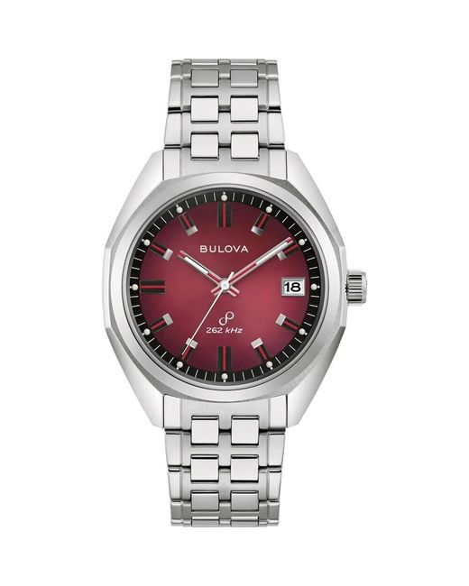 Bulova Metallic Et Star Watch 96B401 Stainless Steel