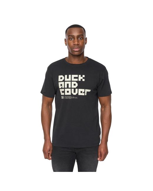 Duck and Cover Black Bloxx T-Shirt for men