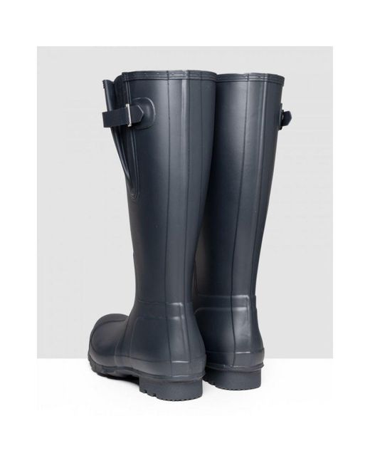 Hunter Blue Original Side Adjustable Wellington Boots for men