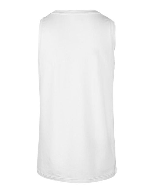 Panos Emporio White Bamboo Cotton Blend Vest Tank Top for men