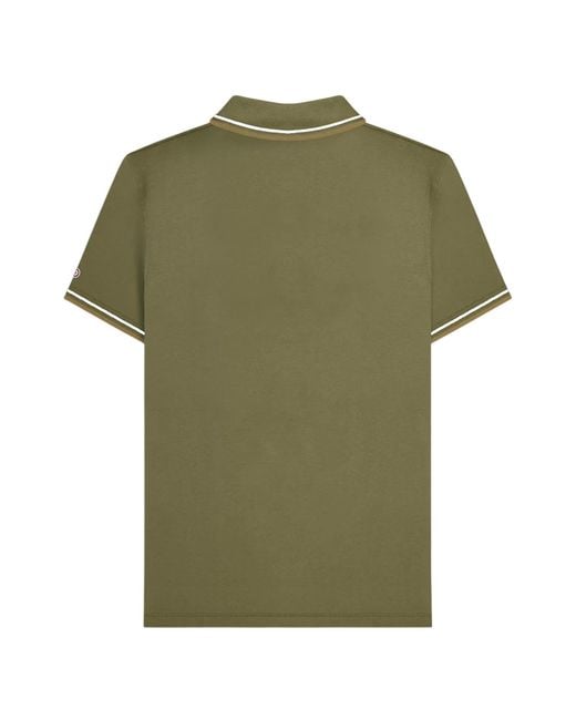 Lambretta Green Ss25 Twin Tip Polo Shirt /Cashew) Cotton for men