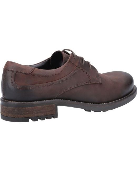 Cotswold Black Brookthorpe Plain Toe Derby for men