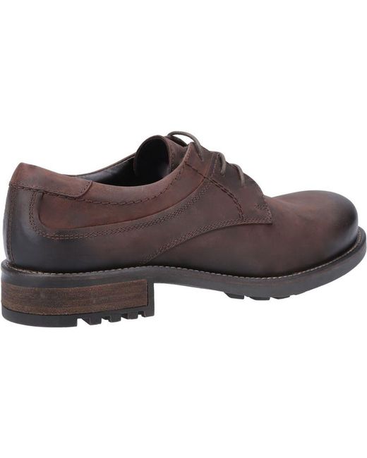 Cotswold Black Brookthorpe Plain Toe Derby for men