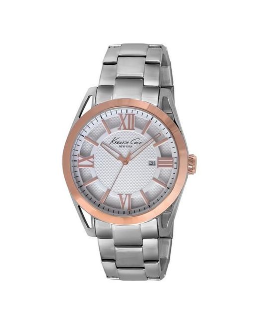 Kenneth Cole Metallic Watch Ikc9373 (42 Mm) for men