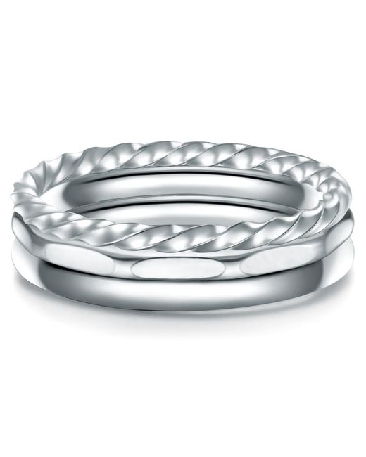 Eastside Metallic Stainless Steel Ring