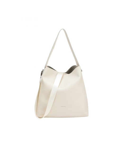 Claudia Canova White Mono Tote Bag