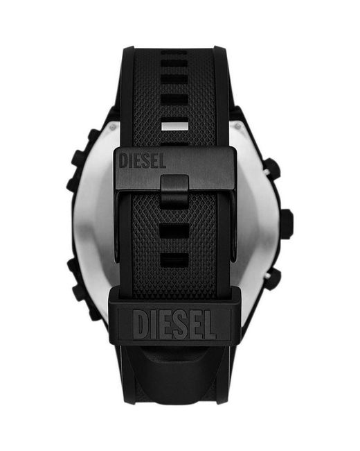 DIESEL Black Sideshow Watch Dz7474 Silicone for men