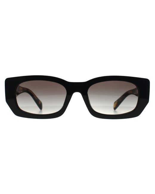 Prada Black Rectangle & Havana Gradient Prb05S
