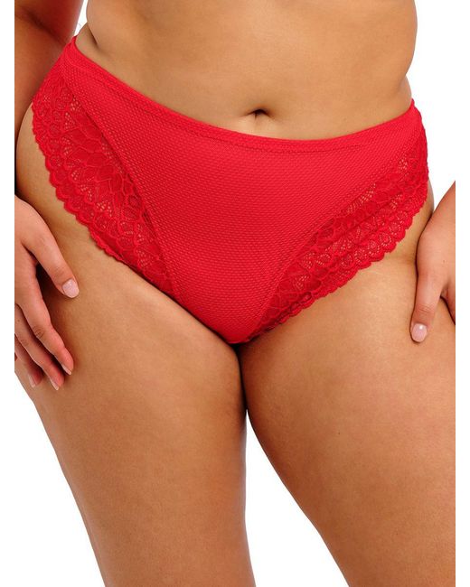 Elomi Red Tiernie Brief