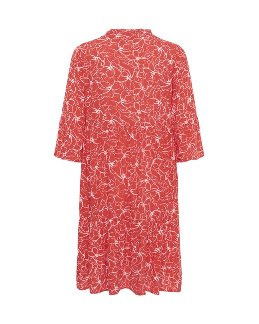 Kaffe Jurk Kaellen Jurk A-Shape in het Red