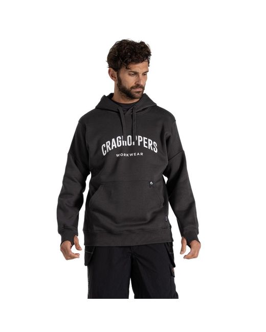 Craghoppers Black Oulston Hoodie (Carbon) for men