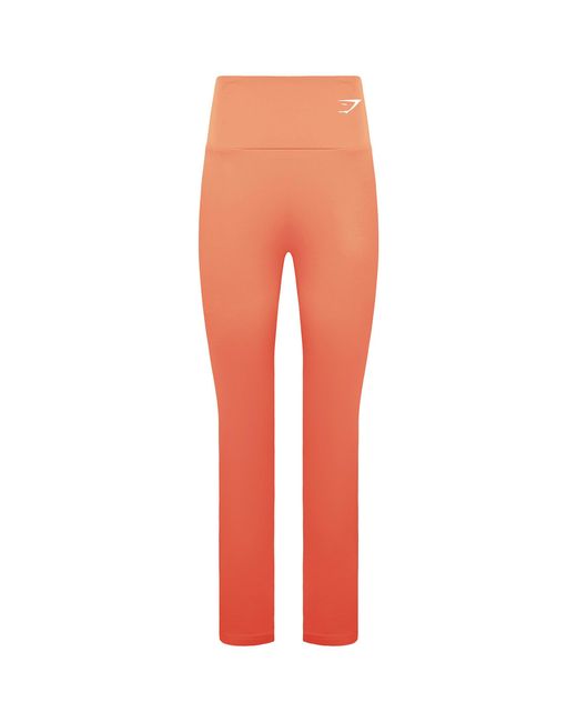 GYMSHARK Orange Training 7/8 Leggings