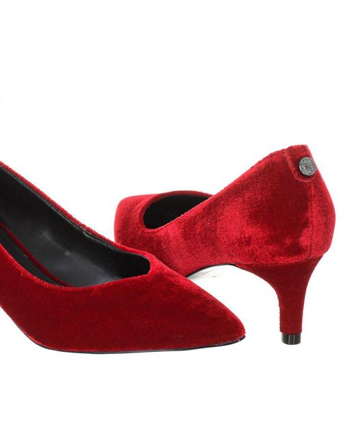 Guess Red Pointed Toe Heels Flbo23Fab08