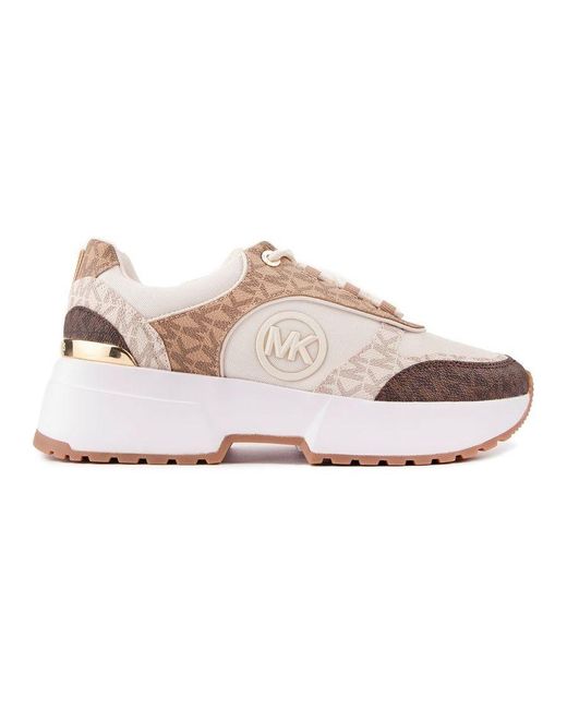 Michael Kors Natural Percy Trainers