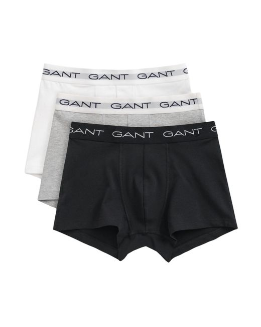 Gant White 3-Pack Trunks for men