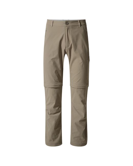 Craghoppers Natural Nosilife Pro Convertible Ii Trousers (Pebble) for men