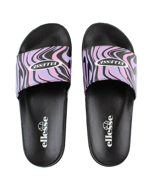 Ellesse Black Aperta Sliders