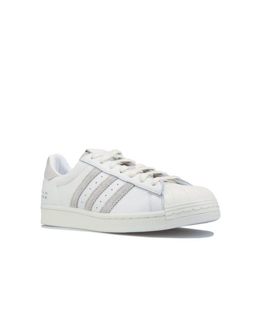 Adidas Originals Gray Superstar Trainers for men