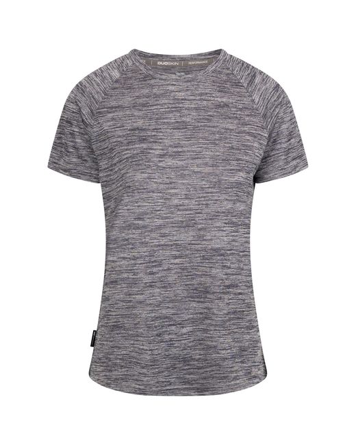 Trespass Gray Ladies Selinne Duo Skin Active Top Marl)