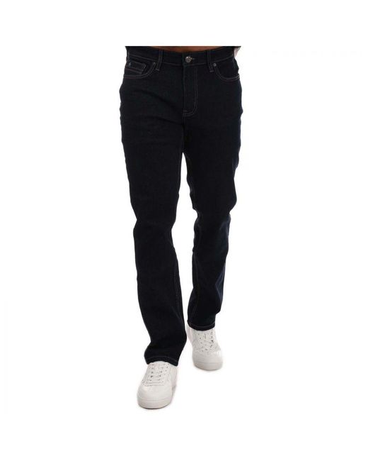 Original Penguin Black Slim Fit Stretch Jeans for men