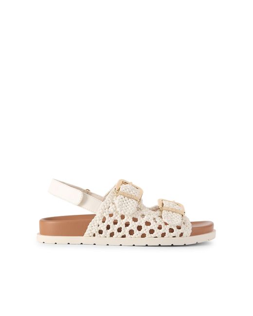 Carvela Kurt Geiger Natural Solina Weave Sandals