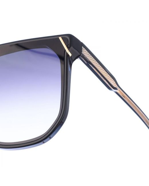 Victoria Beckham Blue Acetate Sunglasses With Oval Shape Vb643S