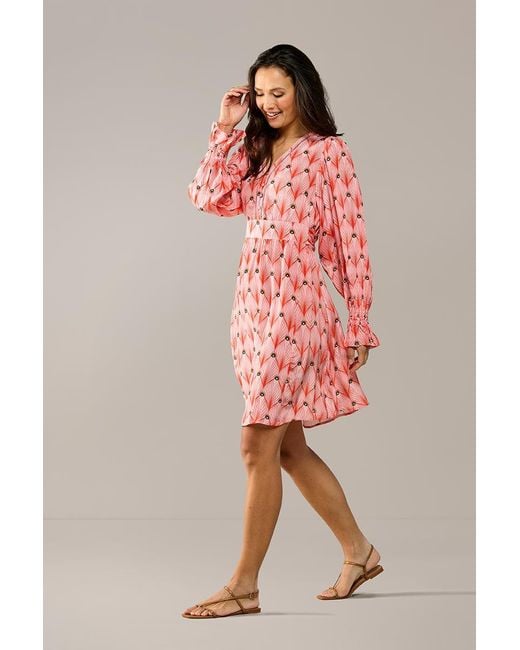Mart Visser Caroline Tensen Belfast Print Tuniek Multi in het Pink
