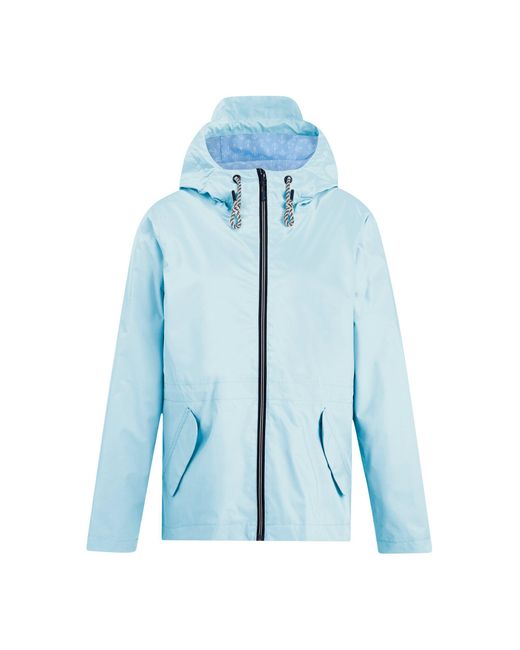 Regatta Blue Ladies Bayletta Plain Waterproof Jacket (Skyway)