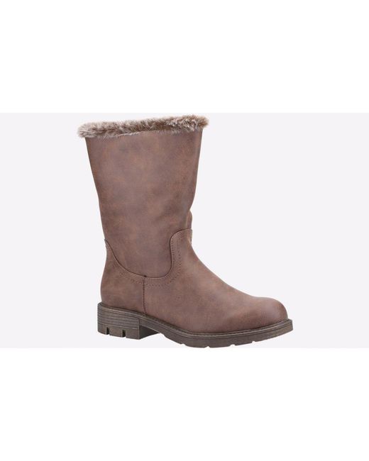Divaz Brown Nadia Vegan Boots