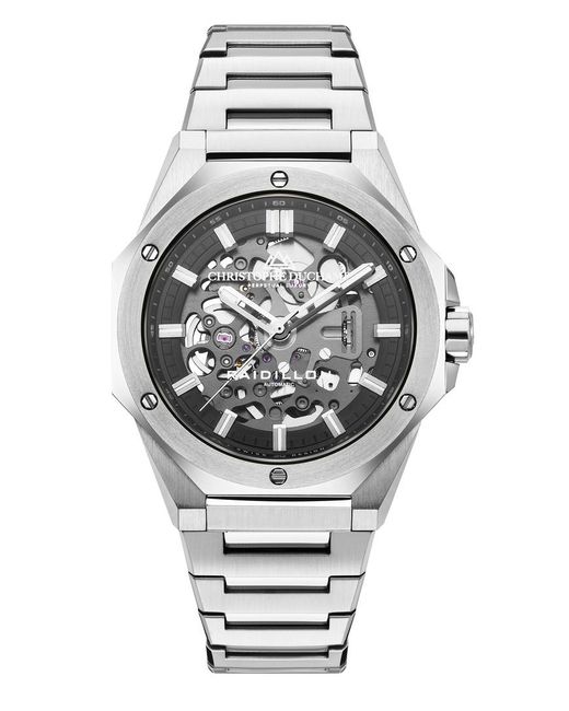 Christophe Duchamp Gray Raidillon Skeleton Automatic 41Mm for men