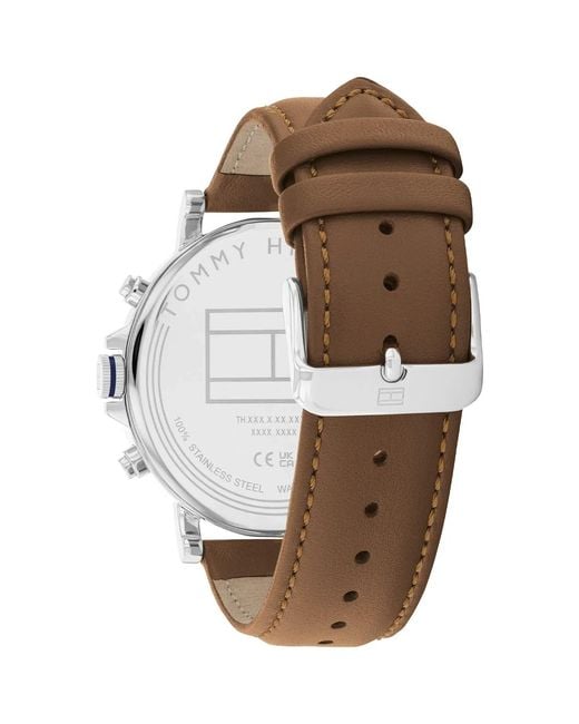 Tommy Hilfiger Natural Tyson Watch 1792143 Leather for men