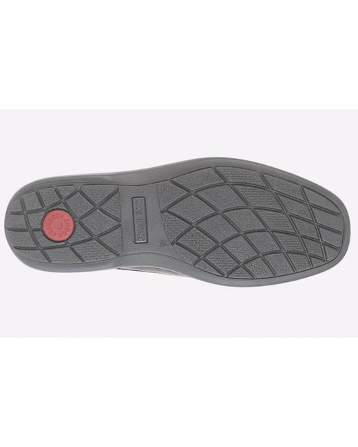 Imac Black Vale Leather Shoes for men