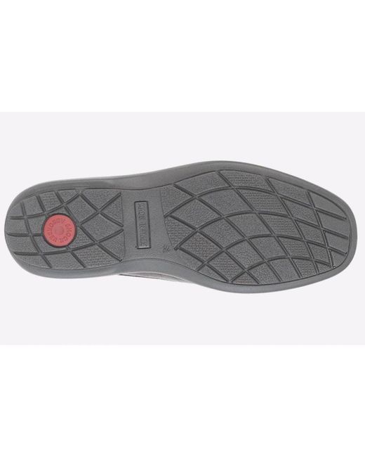 Imac Black Vale Leather Shoes for men