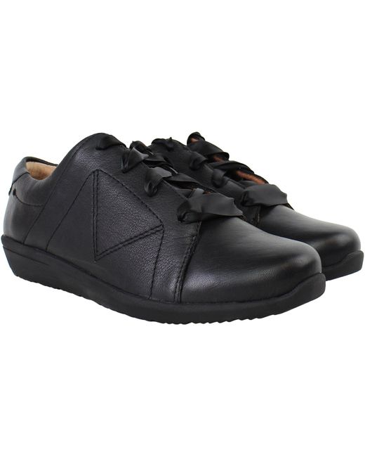 Vionic Black Magnolia Lindsey Shoes Leather