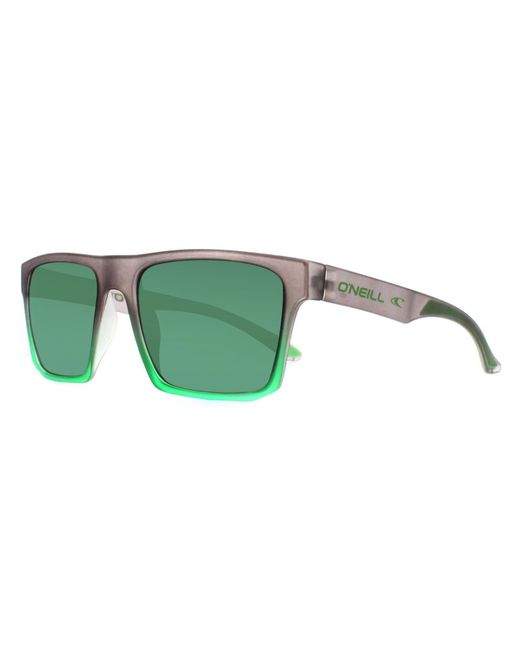 O'neill Sportswear Green Square Faded Mirrored Beacons for men