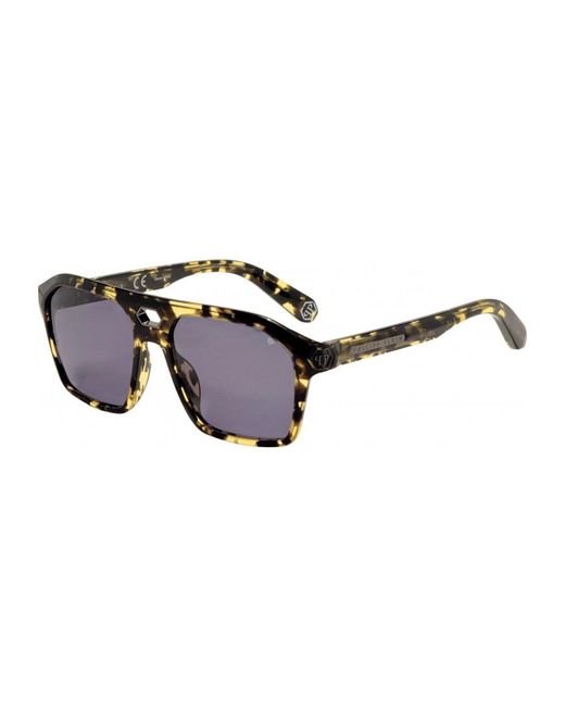 Philipp Plein Black Spp072M570709 Spp072M 57 0709 Sunglasses for men
